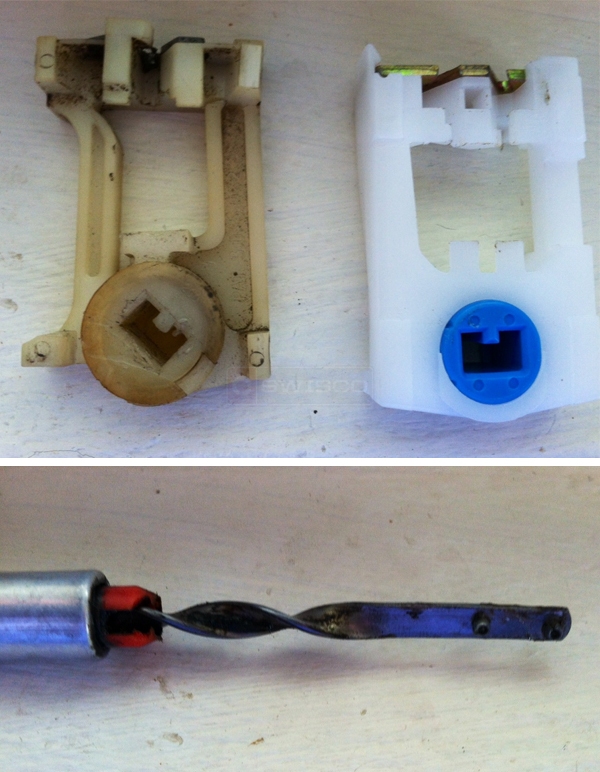 User submitted photos of window hardware.