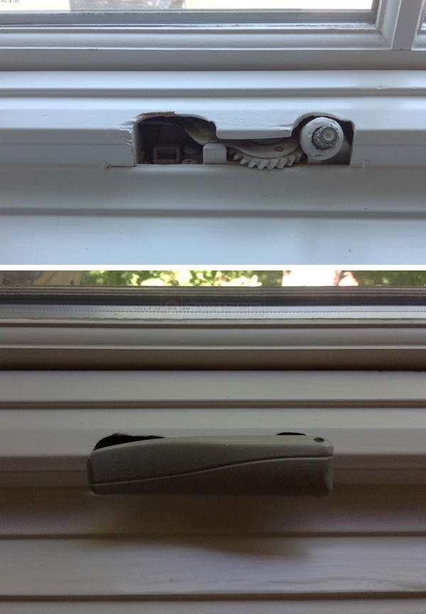 User submitted photos of a window operator.