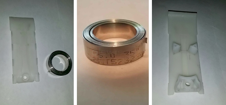 User submitted photos of a coil window balance.