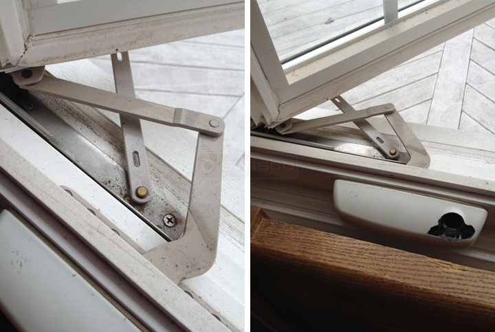 User submitted photos of a window operator.