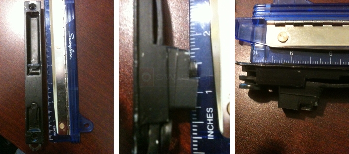 User submitted photos of a patio door handle.