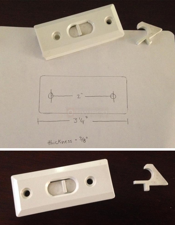 User submitted photos of a tilt latch.