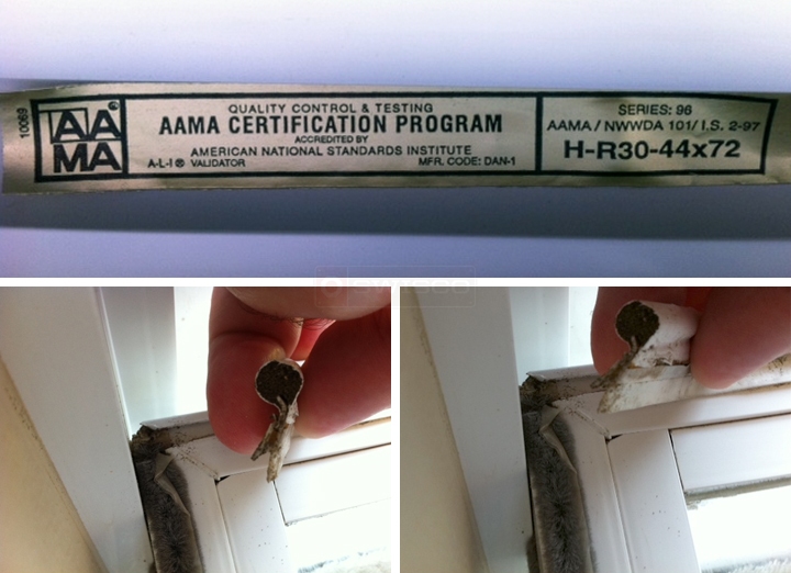 User submitted photos of weatherstripping.