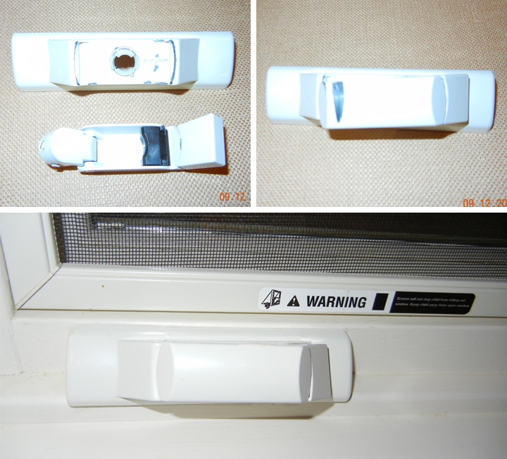 User submitted photos of a window operator handle.