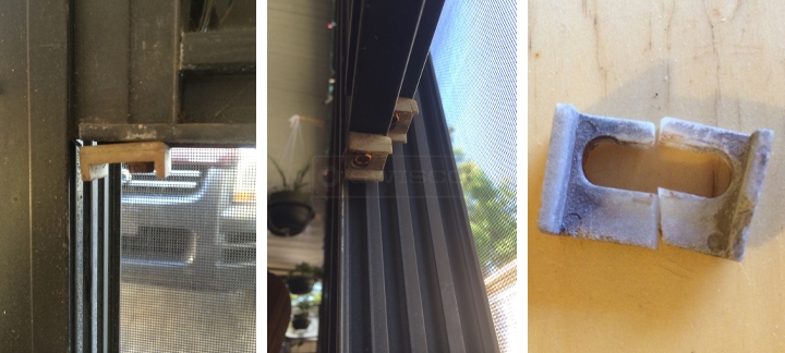 User submitted photos of window hardware.