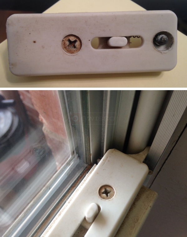 User submitted photos of a tilt latch.