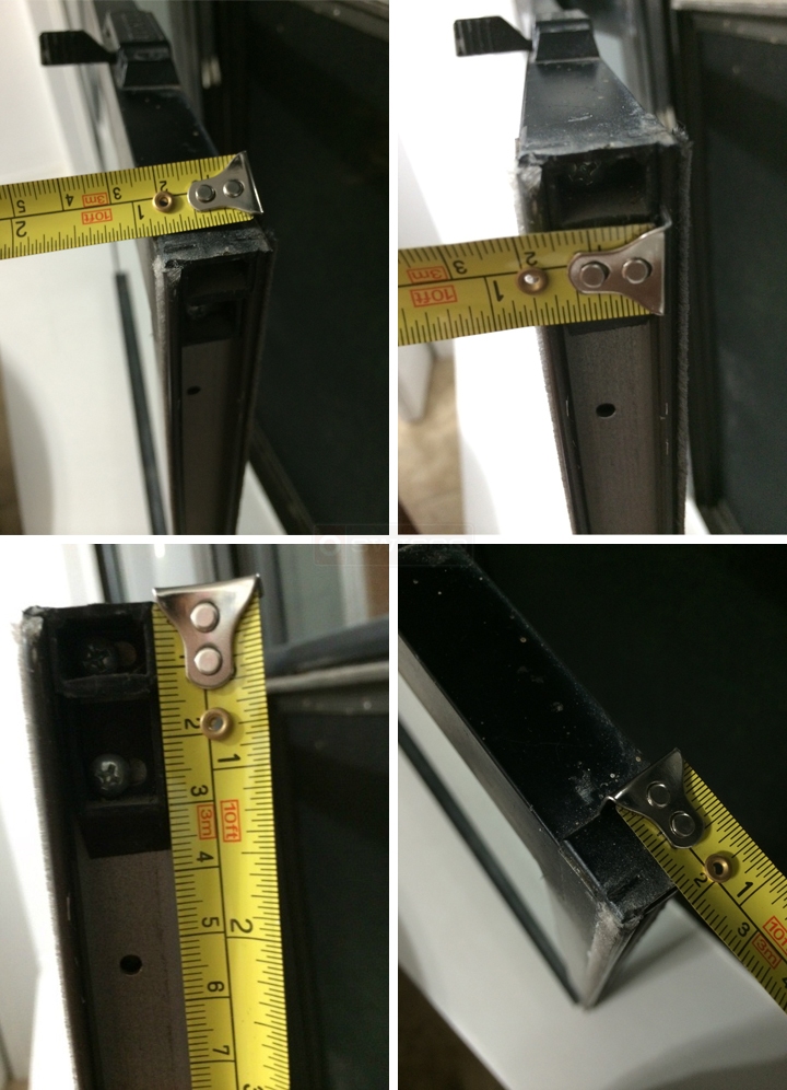 User submitted photos of a top sash guide.