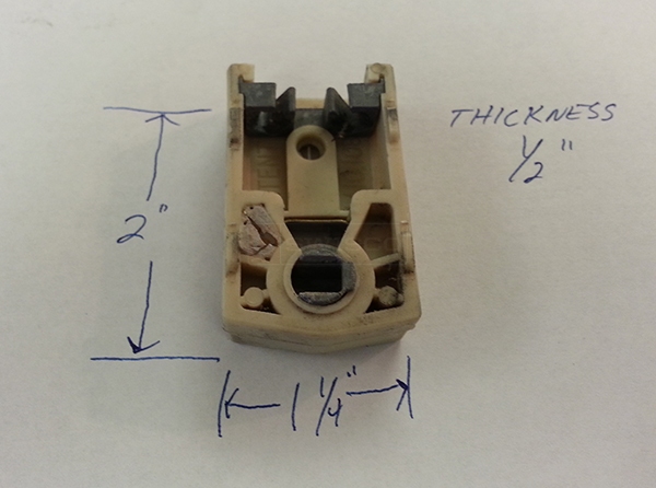 User submitted a photo of a pivot shoe.