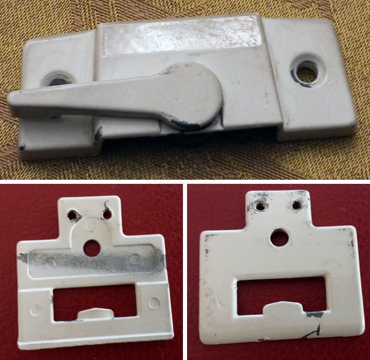 User submitted photos of a window lock & keeper.