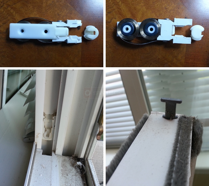 User submitted photos of window hardware.