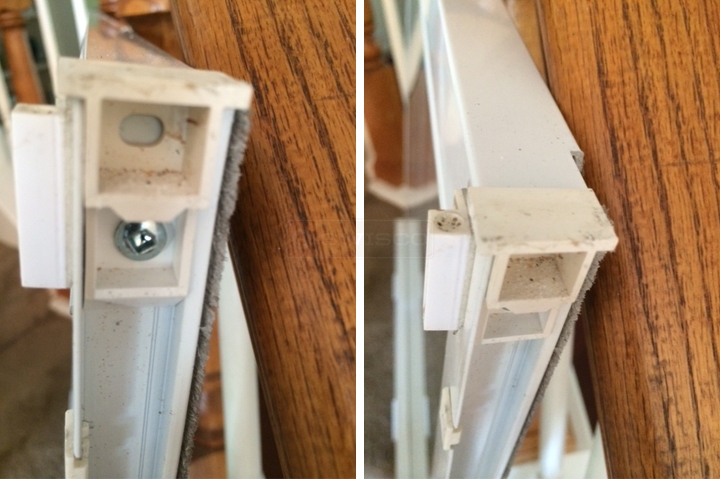 User submitted photos of a top sash guide.