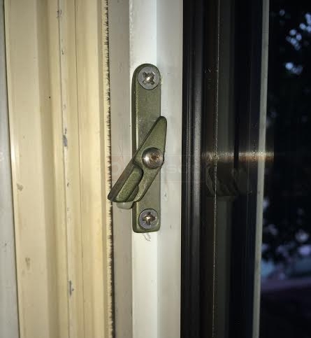User submitted a photo of a window vent lock.