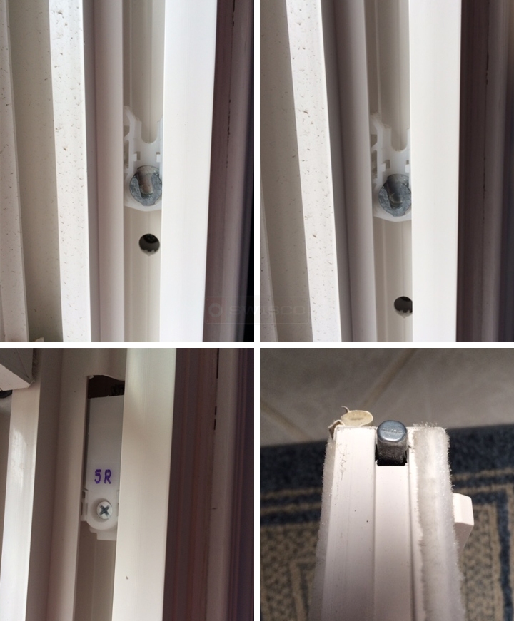 User submitted photos of window hardware.