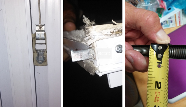 User submitted photos of window hardware.