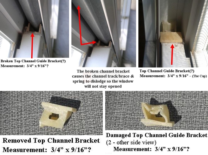 User submitted photos of window hardware.