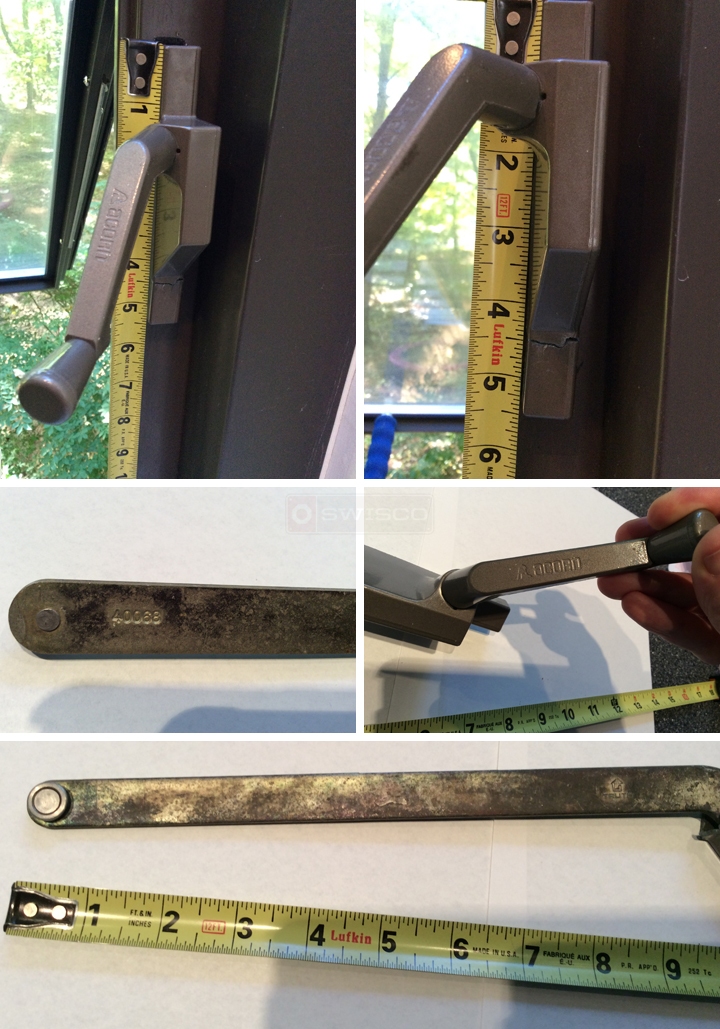 User submitted photos of a window operator.