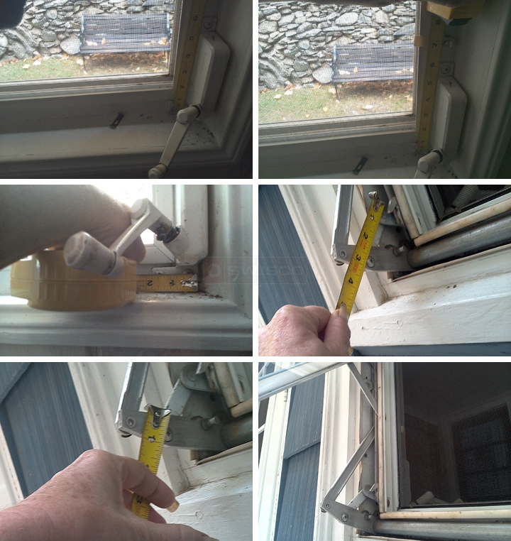 User submitted photos of a window operator.