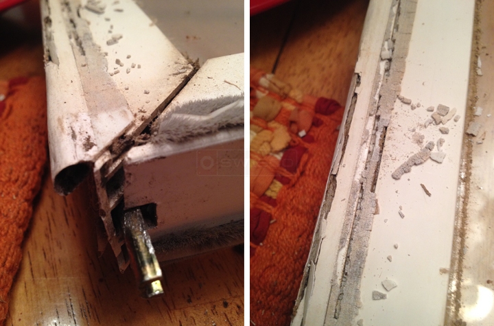 User submitted photos of weatherstripping.