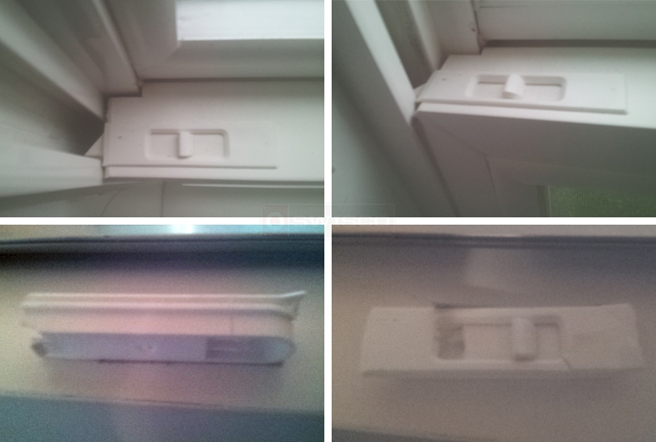 User submitted photos of a tilt latch.