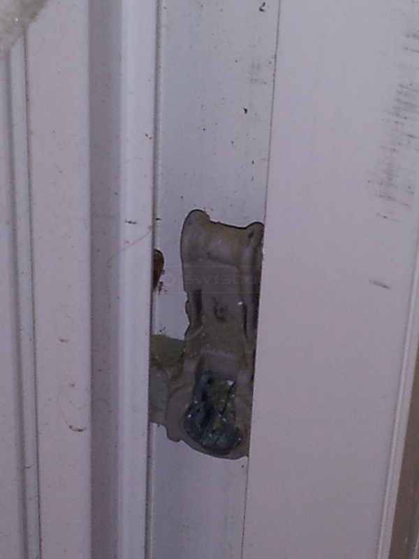User submitted a photo of window hardware.
