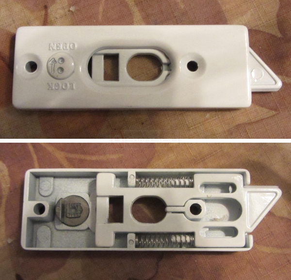 User submitted photos of a tilt latch.