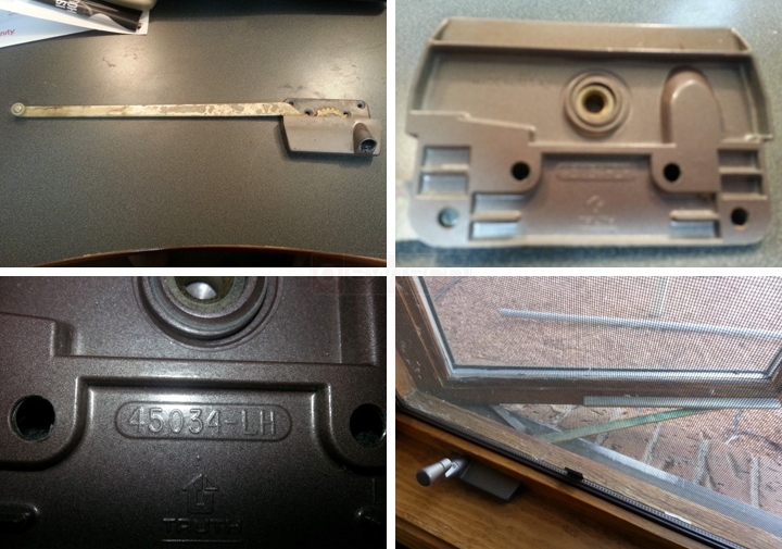 User submitted photos of a window operator.