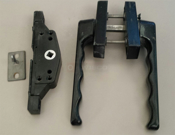 User submitted a photo of patio door handles.