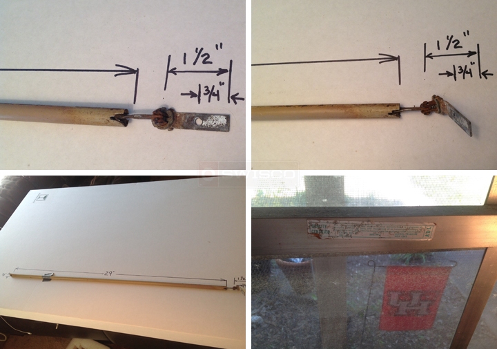 User submitted photos of a window balance.