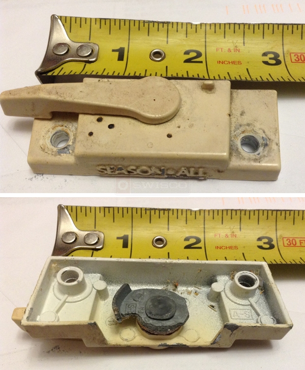 User submitted photos of a window lock.