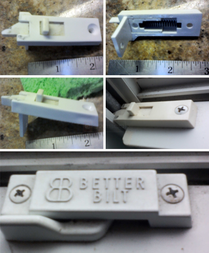 User submitted photos of a tilt latch.