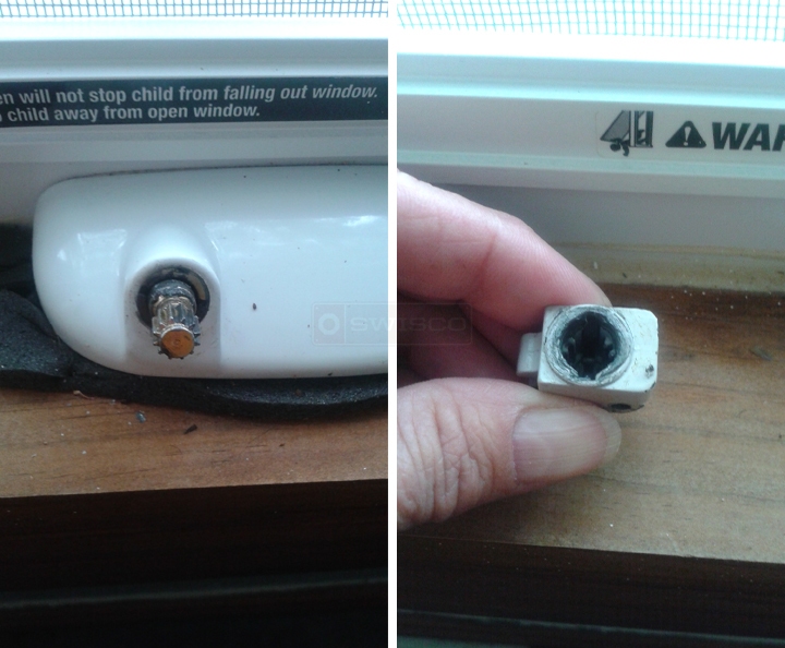 User submitted photos of a window operator.