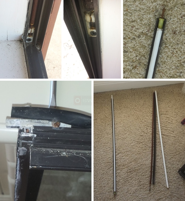 User submitted photos of window hardware.