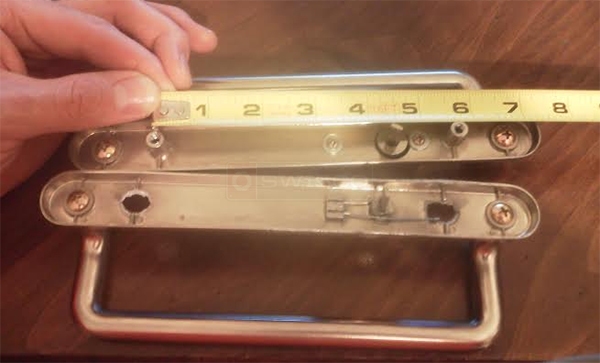 User submitted a photo of patio door handles.