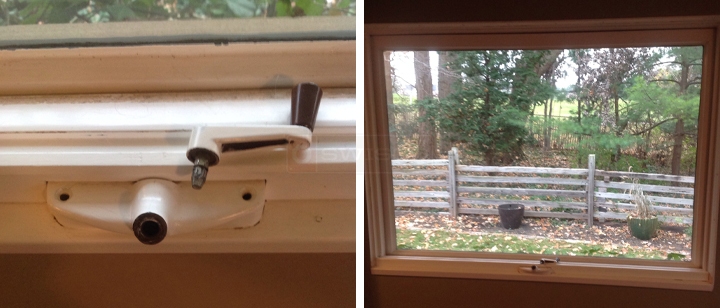 User submitted photos of window hardware.