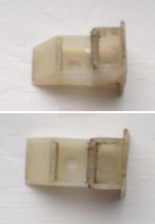 User submitted photos of a top sash guide.