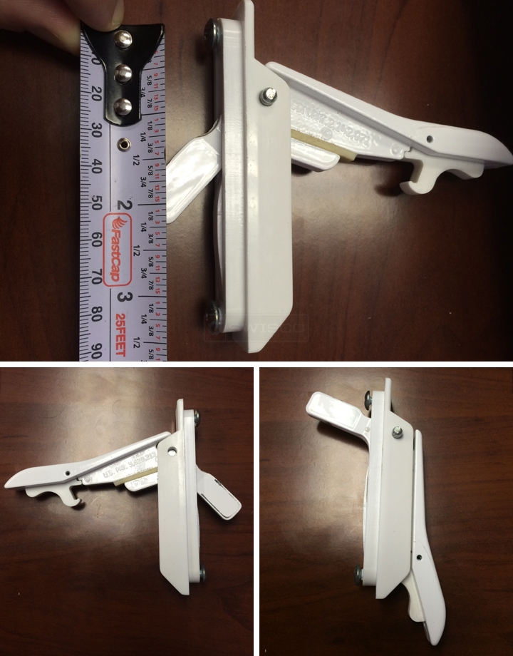 User submitted photos of a window lock.