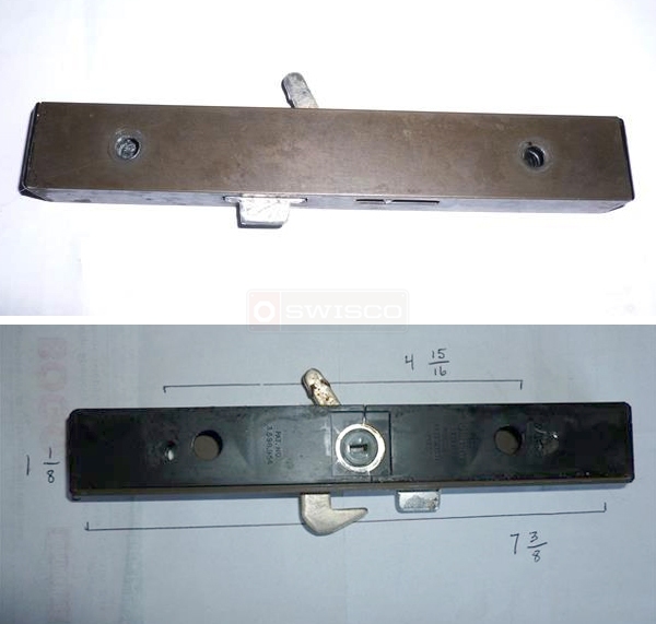 User submitted photos of a patio door lock.