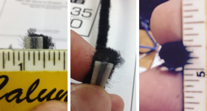 User submitted photos of wool pile.