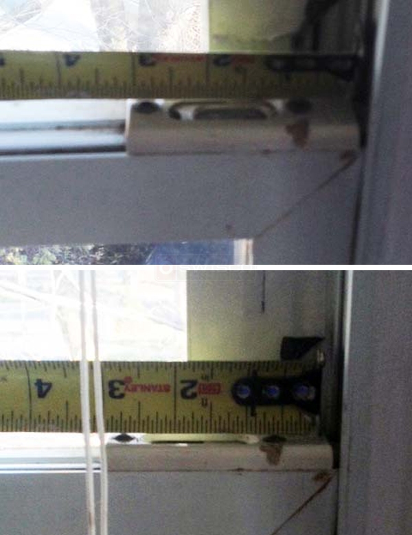 User submitted photos of a tilt latch.