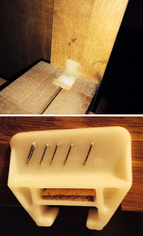 User submitted photos of drawer hardware.
