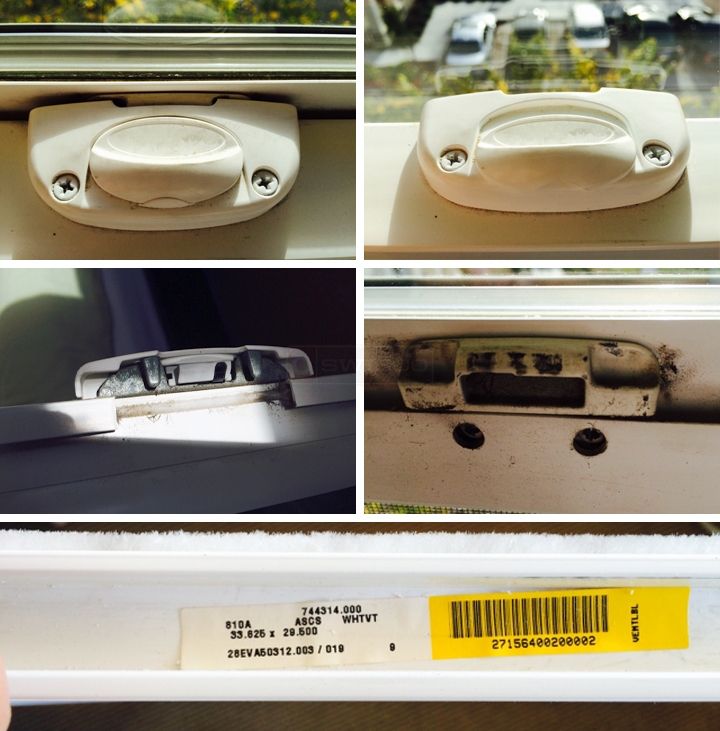 User submitted photos of a window lock & keeper.