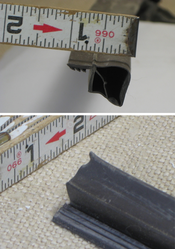 User submitted photos of weatherstripping.