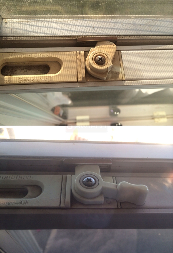 User submitted photos of a tilt latch.