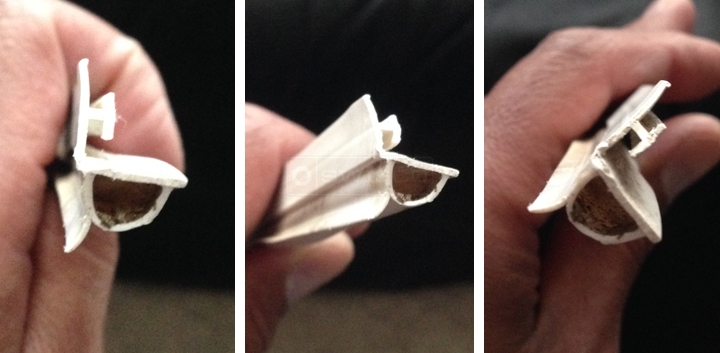 User submitted photos of weatherstripping.
