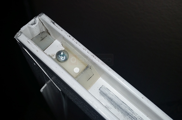 User submitted a photo of a top sash guide.