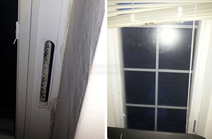 User submitted photos of window hardware.