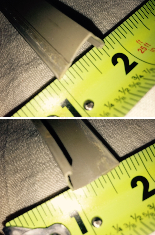 User submitted photos of snap-in glazing.