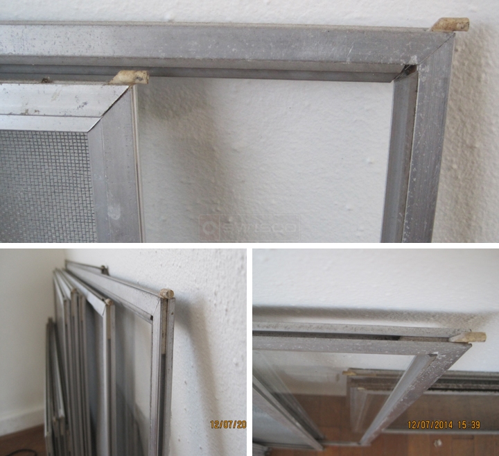 User submitted photos of window hardware.