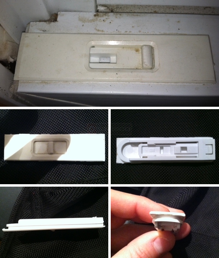 User submitted photos of a tilt latch.
