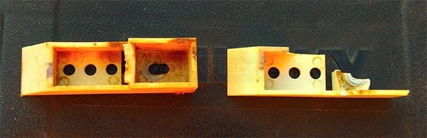 User submitted a photo of a top sash guide.